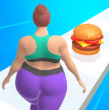 Body Race Body Race is an obstacle course and food-picking game where you control a character collecting suitable food items to reach a target weight before crossing the finish line.