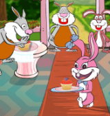 Bunny Cakes is an interesting restaurant management game. You will transform into a lovely rabbit and run a small bakery in the forest. Your task is to make cakes and serve customers quickly to achieve goals and level up.

