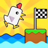 Chicken Scream Race is a funny game where you control the chicken by shouting or using the keyboard. The chicken will move depending on the sound you make. The louder you shout, the farther the chicken jumps!

