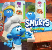 The Smurfs Cooking is a cooking game. When playing the game, you have to make cakes and serve them to the Smurfs to make them happy and earn the most money.