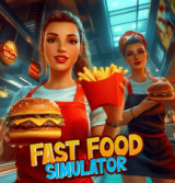 Fast Food Simulator is an exciting restaurant management simulation game where you will have to take on many different roles. You will not only receive orders but also have to directly prepare food, serve customers, and upgrade the store.

