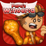Papa's Wingeria is a fun restaurant game. Your mission is to make delicious fried chicken thighs for customers to earn the most money possible.