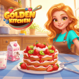 Golden Kitchen is the fun game for you. In the game, you'll cook, serve customers, and earn money to upgrade your restaurant.
