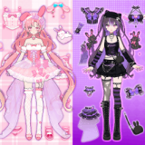 Idol Livestream: Fashion Game is a fashion game where you're the stylist for a rising idol. Choose beautiful outfits, striking accessories, and perfect makeup. Help your idol shine, attract likes and followers during their livestream.