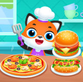 Explore Kids Cooking Games, where the kitchen is colorful and fun. Meet cute little chefs, each one instructing an interesting recipe. Lively sounds and bright space bring joy from the first minute.

