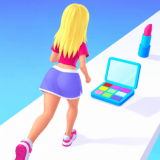 Makeover Run is a fun fashion-themed running game. You start with a simple outfit. Along the way, collect clothes, shoes, jewelry, cosmetics, and many other accessories. 