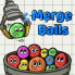 Merge Balls is a fun puzzle game with colorful balls. Your task is to drop balls into a cup and match two identical balls to create a larger ball.
