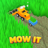 Mow It is an interesting farm simulation game. You can own your own field and a harvester. Your task is to cut grass, harvest colorful hay, and sell it to earn money.

