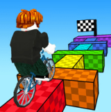 Obbi on a Bike is a racing game that combines challenging parkour elements. In the game, you will transform into a zombie racer riding a bike on a long road suspended in the clouds. Your main task is to overcome dangerous obstacles and complete 97 challenging checkpoints.


