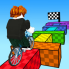 Obbi on a Bike is a racing game that combines challenging parkour elements. In the game, you will transform into a zombie racer riding a bike on a long road suspended in the clouds. Your main task is to overcome dangerous obstacles and complete 97 challenging checkpoints.

