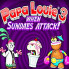 Papa Louie 3 When Sundaes Attack is a platform adventure game where your mission is to rescue Papa Louie and his customers from eccentric desserts in a strange land.