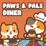 Paws & Pals Diner is a unique restaurant management game. You will run a diner for adorable animals! With a cute 2D graphic style, you will enter the world of cats, dogs, rabbits, and many other animals, together creating a cozy and attractive space.

