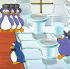 Penguin Cookshop is an engaging restaurant management game. You will run a restaurant with cute penguins. Your mission is to receive orders, cook and serve customers quickly to earn money and upgrade the restaurant.