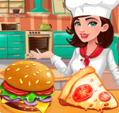 Welcome to Pizza & Hamburger Cooking – a fun cooking simulation game for all ages. Here, you will create your dream pizza and hamburger restaurant.

