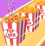 Popcorn Stack is a fun cooking game. The popcorn machine is broken, the kernels are flying, the boxes are falling everywhere. Customers are waiting to buy popcorn. Your mission is to make the most beautiful, delicious popcorn boxes and sell them for the highest price!