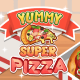 Yummy Super Pizza is a fun cooking game. You will follow the steps to make delicious pizzas.