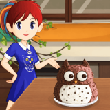 Sara's Cooking Class: Owl Cake is a cooking game for those who love baking. In the game, you'll join Sara in preparing a unique owl-shaped cake.