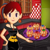 Sara's Cooking Class: Spooky Food is a Halloween-themed cooking game. Join Sara in the kitchen and create strangely shaped dishes. 