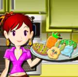 If you love light cooking games, Sara's Cooking Class: Sugar Cookies will bring you an interesting experience. This is not only an entertaining game but also a mini 