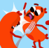 Sausage Wars.io is a fun action game with hilarious battles. You control a sausage and fight against various opponents on the dining table.