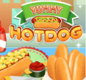 Yummy Hotdog is a fun cooking game. You will make hotdogs from scratch. This experience is very attractive, from choosing ingredients to decorating the cake.