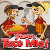 Papa's Taco Mia is a restaurant management game and takes on the role of a taco chef. You will serve perfect tacos and satisfy every customer.
